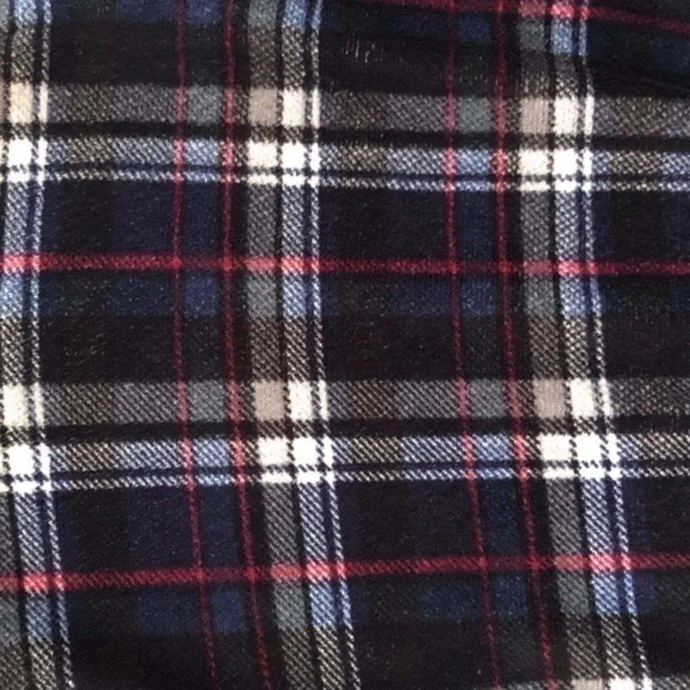 BLUE PLAID VAN HEUSEN PAJAMA PANTS